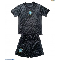 Maglie da calcio Brasile Portiere Seconda Maglia Bambino Copa America 2024 Manica Corta (+ Pantaloni corti)
